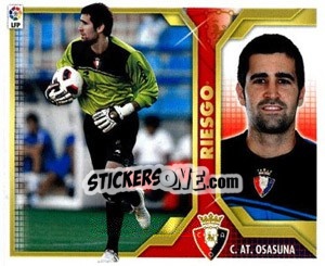 Cromo Riesgo (2) - Liga Spagnola 2011-2012 - Colecciones ESTE