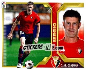 Cromo Sergio (4) - Liga Spagnola 2011-2012 - Colecciones ESTE