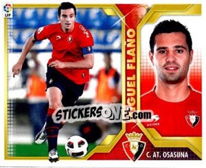 Sticker Miguel Flaño (5A) - Liga Spagnola 2011-2012 n. 337 - Colecciones ESTE