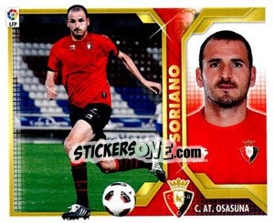 Sticker Soriano (10A) - Liga Spagnola 2011-2012 n. 344 - Colecciones ESTE