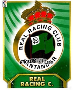 Sticker Escudo REAL RACING C. - Liga Spagnola 2011-2012 n. 361 - Colecciones ESTE