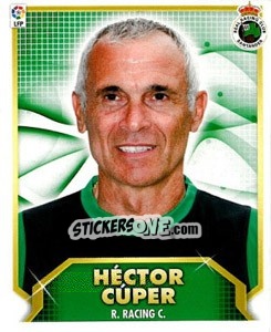 Sticker Entrenador REAL RACING C. - Liga Spagnola 2011-2012 n. 362 - Colecciones ESTE