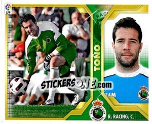 Cromo Toño (1) - Liga Spagnola 2011-2012 - Colecciones ESTE