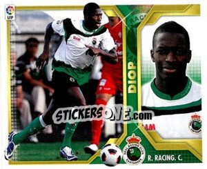 Sticker Diop (9) - Liga Spagnola 2011-2012 n. 373 - Colecciones ESTE