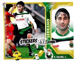 Sticker Serrano (10A) - Liga Spagnola 2011-2012 - Colecciones ESTE