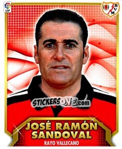Cromo Entrenador RAYO VALLECANO - Liga Spagnola 2011-2012 - Colecciones ESTE