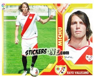 Sticker Michu (13B) COLOCAS - Liga Spagnola 2011-2012 n. 411 - Colecciones ESTE