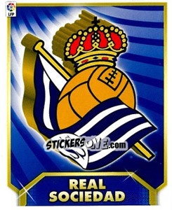 Sticker Escudo REAL SOCIEDAD - Liga Spagnola 2011-2012 n. 421 - Colecciones ESTE