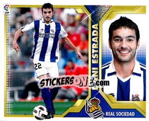 Cromo Dani Estrada (3B) - Liga Spagnola 2011-2012 - Colecciones ESTE
