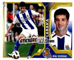 Cromo Labaka (6B) - Liga Spagnola 2011-2012 n. 430 - Colecciones ESTE