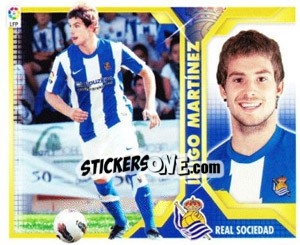 Sticker íñigo Martínez (5B) COLOCAS - Liga Spagnola 2011-2012 n. 443 - Colecciones ESTE