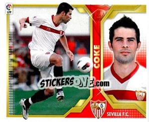 Sticker Coke (3A) - Liga Spagnola 2011-2012 n. 455 - Colecciones ESTE