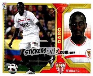 Sticker Dabo (3B) - Liga Spagnola 2011-2012 n. 456 - Colecciones ESTE