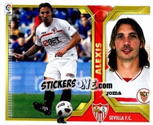 Sticker Alexis (6A) - Liga Spagnola 2011-2012 n. 459 - Colecciones ESTE