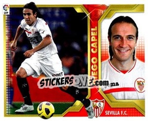 Sticker Diego Capel (13A) - Liga Spagnola 2011-2012 n. 468 - Colecciones ESTE