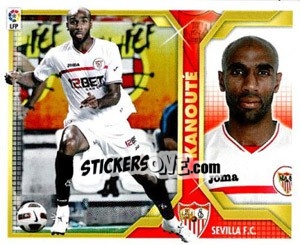 Sticker Kanouté (14) - Liga Spagnola 2011-2012 - Colecciones ESTE