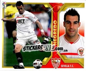 Sticker Negredo (16) - Liga Spagnola 2011-2012 n. 472 - Colecciones ESTE