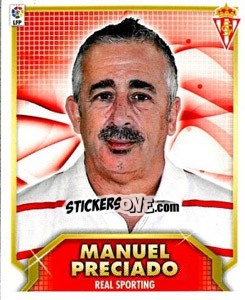 Cromo Entrenador REAL SPORTING - Liga Spagnola 2011-2012 - Colecciones ESTE