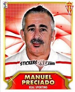 Sticker Entrenador REAL SPORTING - Liga Spagnola 2011-2012 n. 482 - Colecciones ESTE