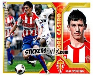 Sticker André Castro (8B) - Liga Spagnola 2011-2012 n. 492 - Colecciones ESTE