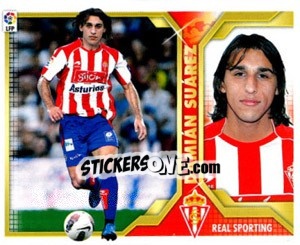 Sticker Damián Suárez (4B) COLOCAS - Liga Spagnola 2011-2012 n. 503 - Colecciones ESTE