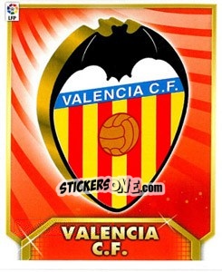 Sticker Escudo VALENCIA C.F. - Liga Spagnola 2011-2012 - Colecciones ESTE