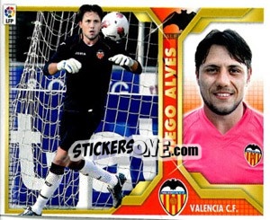 Sticker Diego Alves (2) - Liga Spagnola 2011-2012 - Colecciones ESTE