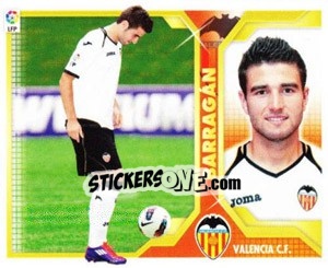 Sticker Barragán (7B) COLOCAS - Liga Spagnola 2011-2012 n. 532 - Colecciones ESTE