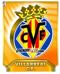Sticker Escudo VILLARREAL C.F. - Liga Spagnola 2011-2012 n. 541 - Colecciones ESTE