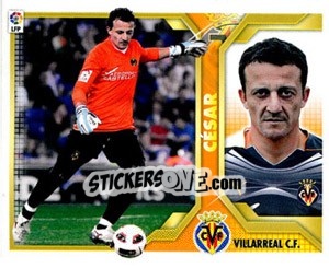 Cromo César Sanchez (2) - Liga Spagnola 2011-2012 n. 544 - Colecciones ESTE