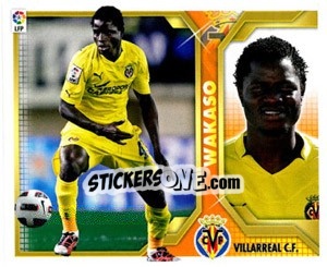 Sticker Wakaso (10) - Liga Spagnola 2011-2012 n. 555 - Colecciones ESTE