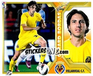 Sticker Gerard Bordas (10B) COLOCAS - Liga Spagnola 2011-2012 n. 562 - Colecciones ESTE