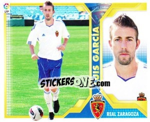 Sticker Luis Garcia (15B) COLOCAS - Liga Spagnola 2011-2012 - Colecciones ESTE