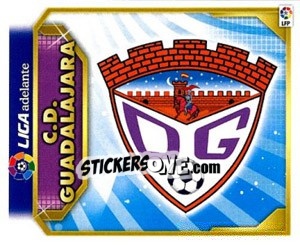 Sticker Escudo C.D.Guadalajara - Liga Spagnola 2011-2012 n. 612 - Colecciones ESTE