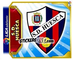 Sticker ESCUDO S.D.Huesca - Liga Spagnola 2011-2012 n. 614 - Colecciones ESTE
