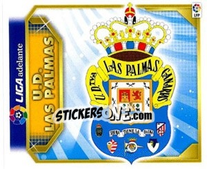 Sticker ESCUDO U.D.Las Palmas - Liga Spagnola 2011-2012 - Colecciones ESTE