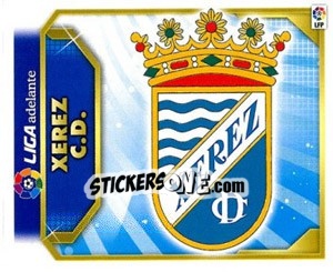 Cromo ESCUDO Xerez C.D. - Liga Spagnola 2011-2012 - Colecciones ESTE