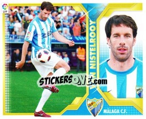 Figurina 1) Ruud van Nistelrooy (Málaga C.F.) - Liga Spagnola 2011-2012 - Colecciones ESTE