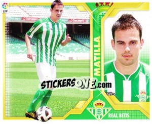 Sticker 3) Matilla (Real Betis) - Liga Spagnola 2011-2012 - Colecciones ESTE