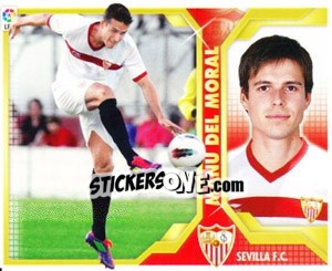 Sticker 10) Manu del Moral (Sevilla F.C.) - Liga Spagnola 2011-2012 n. 640 - Colecciones ESTE