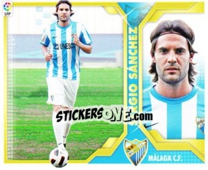 Sticker 12) Sergio Sánchez (Malaga C.F.) - Liga Spagnola 2011-2012 - Colecciones ESTE