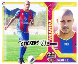 Sticker 18) Aranda (Levante U.D.) - Liga Spagnola 2011-2012 - Colecciones ESTE
