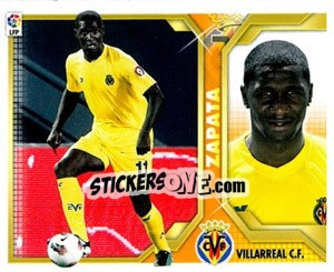 Sticker 21) Cristian Zapata (Villarreal C.F.) - Liga Spagnola 2011-2012 - Colecciones ESTE