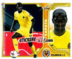Sticker 21) Cristian Zapata (Villarreal C.F.) - Liga Spagnola 2011-2012 n. 651 - Colecciones ESTE