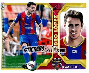 Sticker 25) Pedro López (Levante U.D.) - Liga Spagnola 2011-2012 n. 655 - Colecciones ESTE