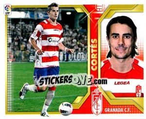 Cromo 29) Cortés (Granada C.F.) - Liga Spagnola 2011-2012 - Colecciones ESTE