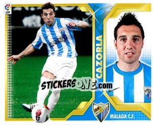 Sticker 31) Santi Cazorla (Málaga C.F.) - Liga Spagnola 2011-2012 - Colecciones ESTE
