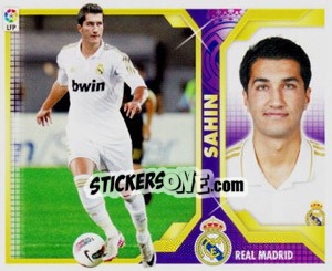 Cromo 33) Sahin (Real Madrid) - Liga Spagnola 2011-2012 - Colecciones ESTE