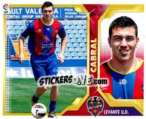Sticker 38) Cabral (Levante U.D.) - Liga Spagnola 2011-2012 n. 668 - Colecciones ESTE