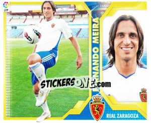 Cromo 41) Fernando Meira (Real Zaragoza) - Liga Spagnola 2011-2012 - Colecciones ESTE